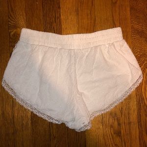 Elastic waist lace detailed Forever 21 shorts